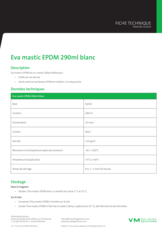FT - Eva mastic EPDM blanc - 290 ml